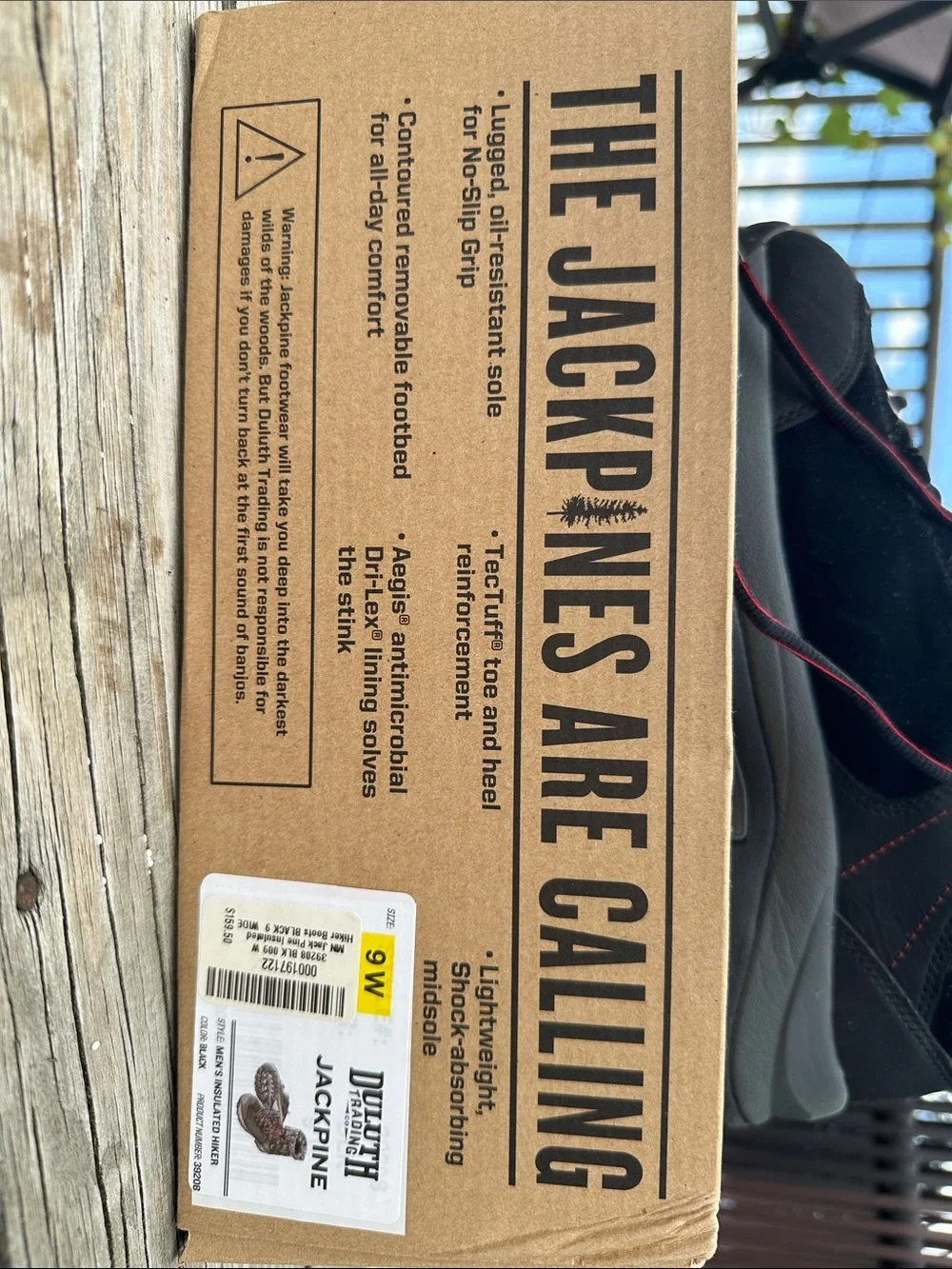 Jackpine Duluth Trading Co Men’s Insulated Hiker Size 9